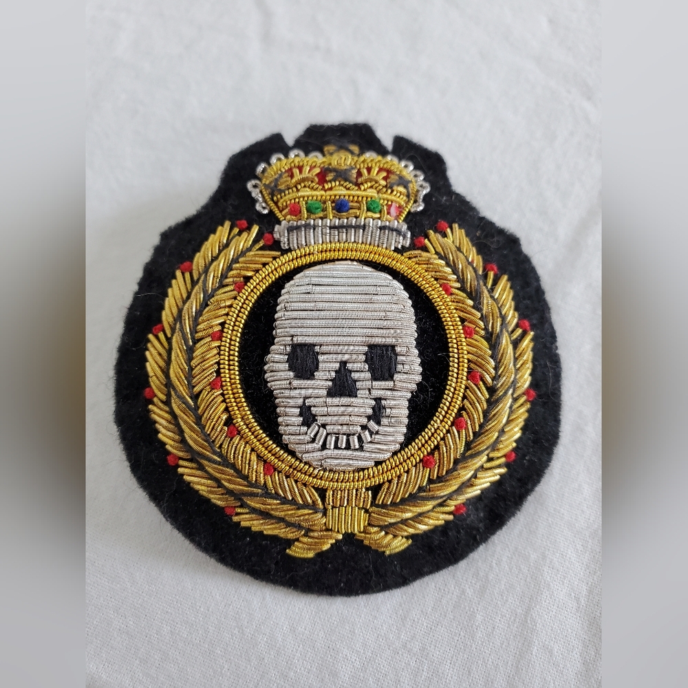 Artisan Handmade Skull Pin Brooch
